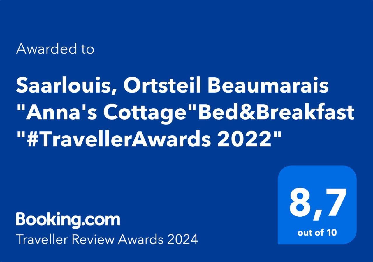 Saarlouis, Ortsteil Beaumarais Anna's CottageBed&Breakfast #TravellerAwards2021 Exterior foto